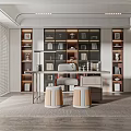 Modern study 3d model