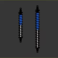 High Quality Car Parts Shock Absorbers With Black Body And Blue Coils