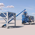 Efficient Industrial Plant Mobile Crushing System with Conveyor Belt and Processing Equipment