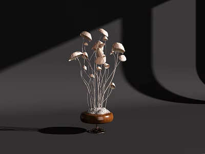 Modern ornaments Mushroom ornaments 3d model Modern ornaments Mushroom ornaments 3d model