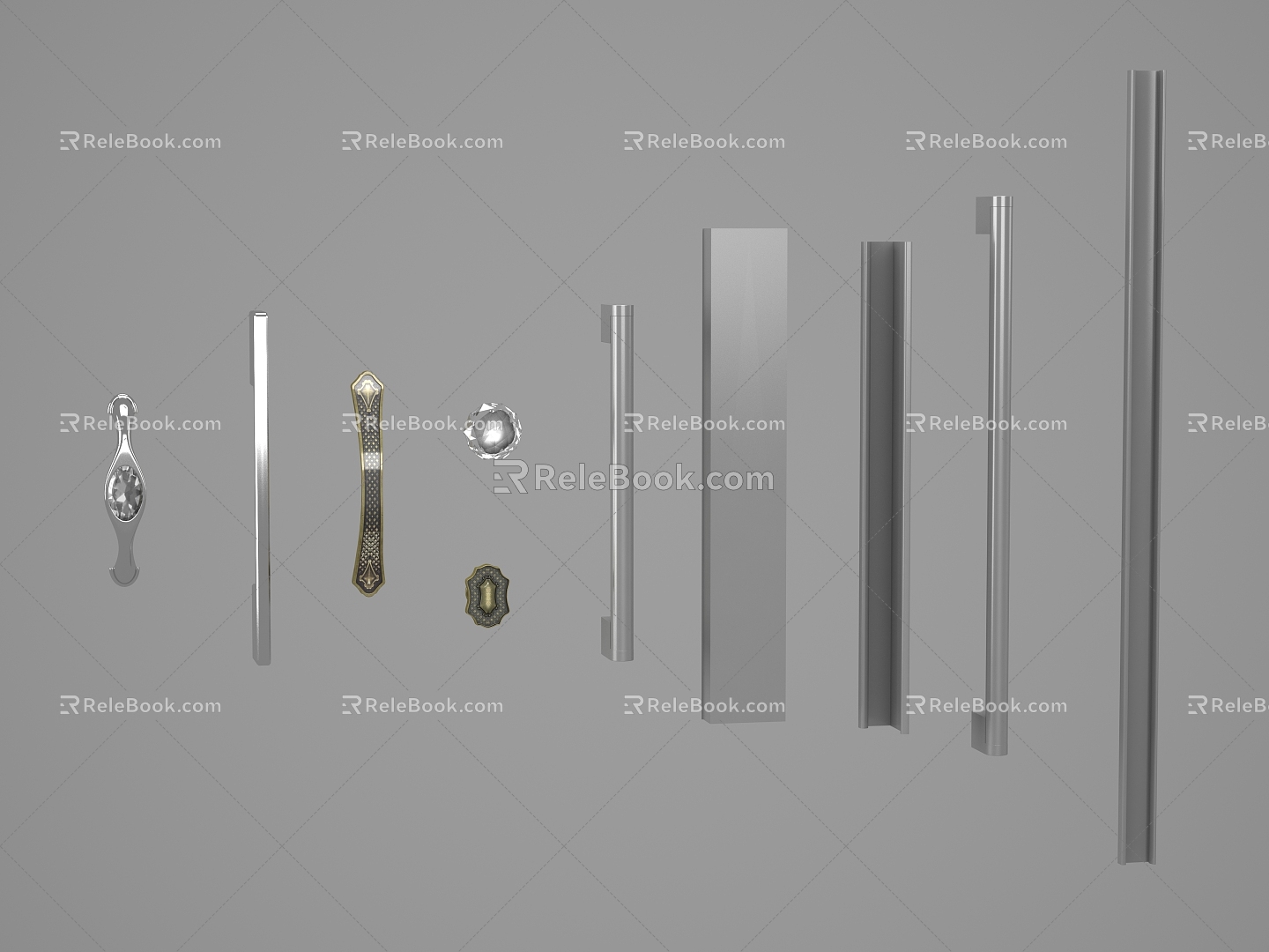 Classical handle 3d model