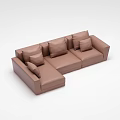 Modern Simple Light Luxury Multi-person Sofa for Living Room 3d model