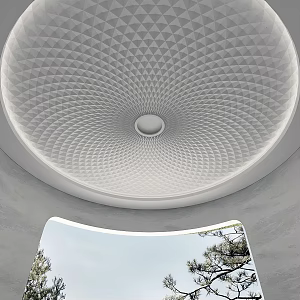Ceiling Arc Ceiling Special-shaped Ceiling 3d model