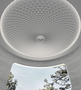 Ceiling Arc Ceiling Special-shaped Ceiling 3d model