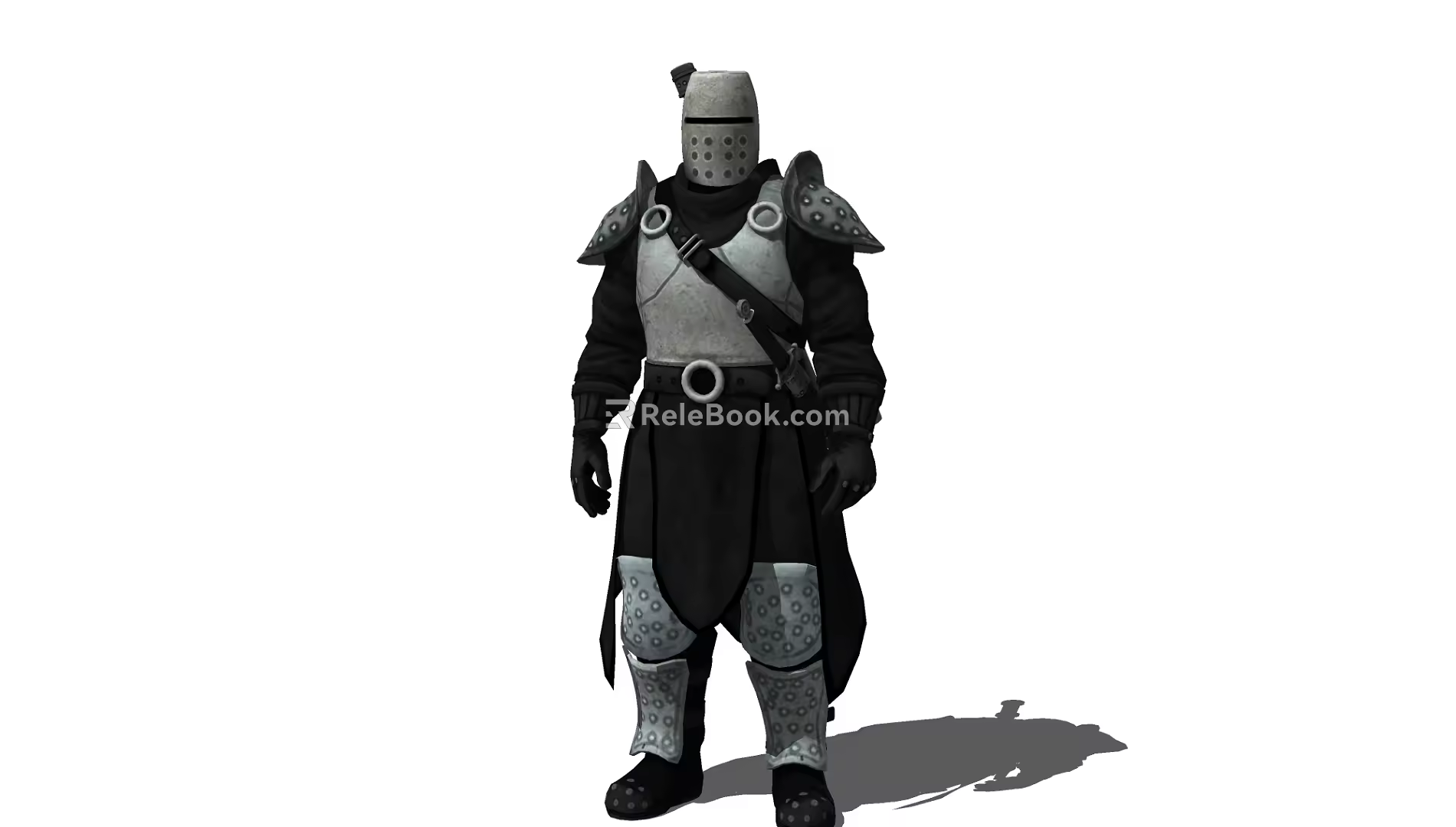 Modern Game Character Medieval Knight 3d model