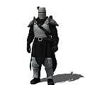 Modern Game Character Medieval Knight 3d model
