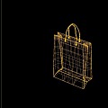 tote bag shopping bag paper bag commodity bag 3d model