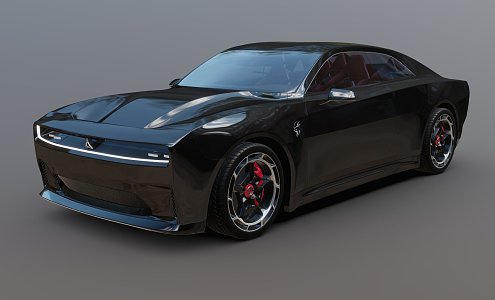 luxury car 3d model