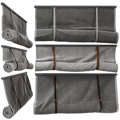 Modern roller blinds Roman blinds Sunshade curtains 3d model Modern roller blinds Roman blinds Sunshade curtains 3d model