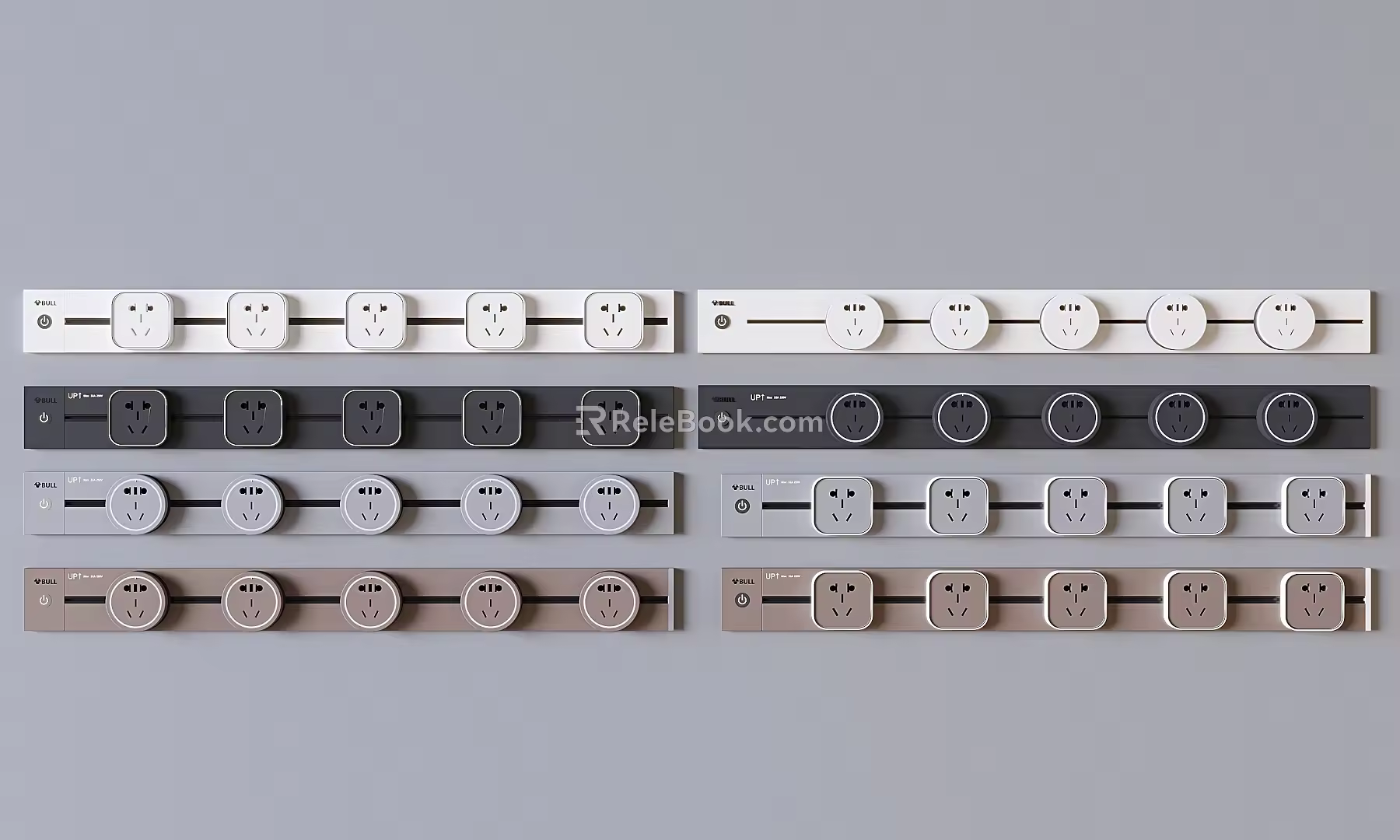 Removable rail socket 3d model