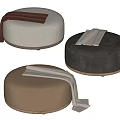 Sofa stool 3d model