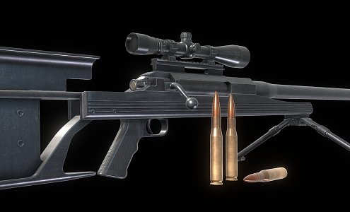 Bolt Rifle 3d model