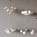 Modern Chandeliers With Spherical Bulbs And Metal Frames For Stylish Home Decor