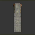 Ornate Architectural Decorations Featuring Arched Design Carved Patterns And Gray Stone With Orange Green Accents