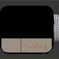 Modern Compact Mini PC With Silver Black Body And White Circular Front Panel