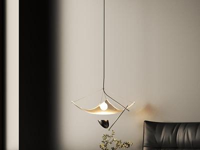 Modern chandelier 3d model