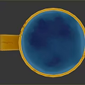 Realistic Cup Container 3d model