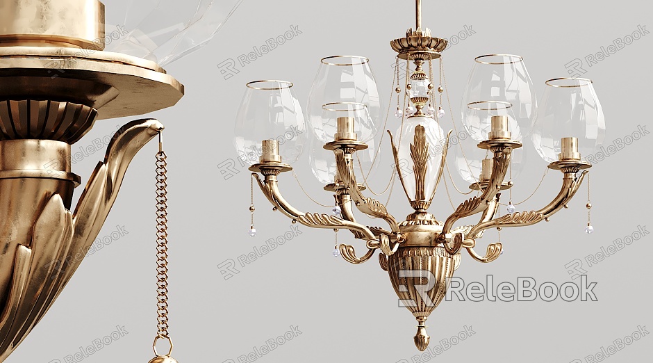 European-style chandelier metal multi-head chandelier model