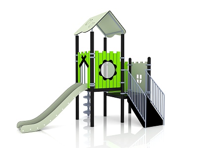 Slide Children's Slide Amusement Equipment Outdoor Slide Children's Combined Slide Outdoor Little Doctor Children's Amusement Equipment 3d model