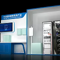 5G End to End Commercial Products Store Front Desk With Display Screen And Equipment