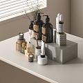 Toiletries Cosmetics 3d model