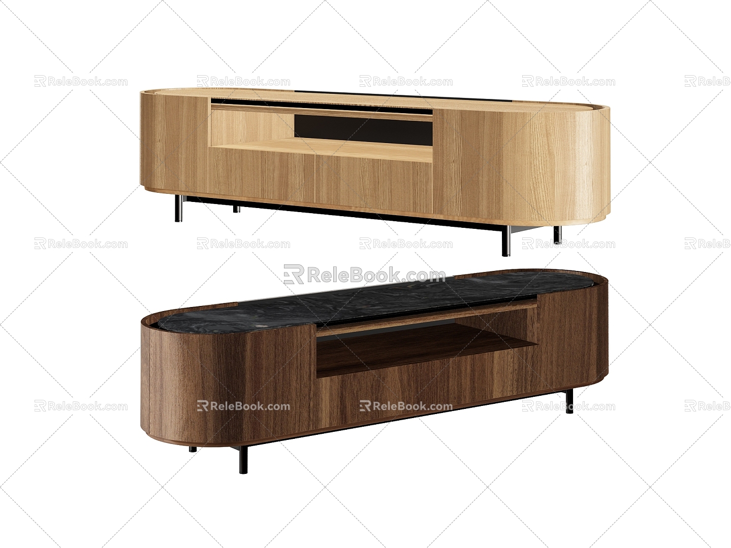 lake TV cabinet 3d model