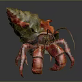 Vibrant Red And Green Exotic Lobster With Colorful Shell And Detailed Claws