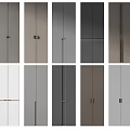 Modern Wardrobe Doors With Various Color Choices And Sleek Handle Designs