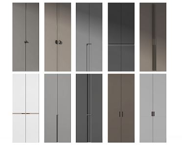 Modern Wardrobe Door 3d model