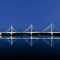 modern bridge 3d model