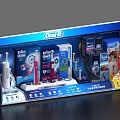 Custom Oral B Electric Toothbrush Counter Display Shelf For Retail In Store Product Promotion