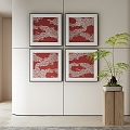 New Chinese Decorative Painting 3d model