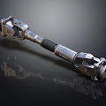 Heavy Duty Industrial Driveshaft Equipment with Universal Joint and Metal Construction