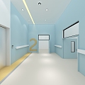 Modern Elevator Hospital Elevator 3d model