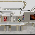 Elegant Jewelry Store Exterior Design With Gold Signage And Glass Display Windows