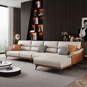 modern living room 3d model