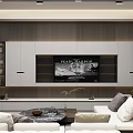 Modern Kitchen Interior Design With Gray Cabinets Yellow Pendant Light Wooden Island And Appliances