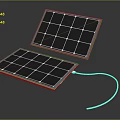 Efficient Solar Panel Charger For Laptop With High Power Output And Portable Design