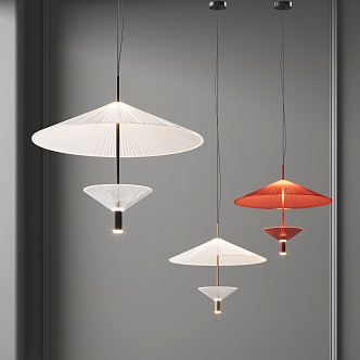 Modern chandelier 3d model