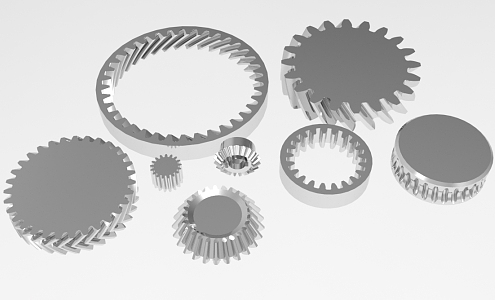 Industrial gear display 933 3d model