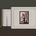 American decorative painting 3d model