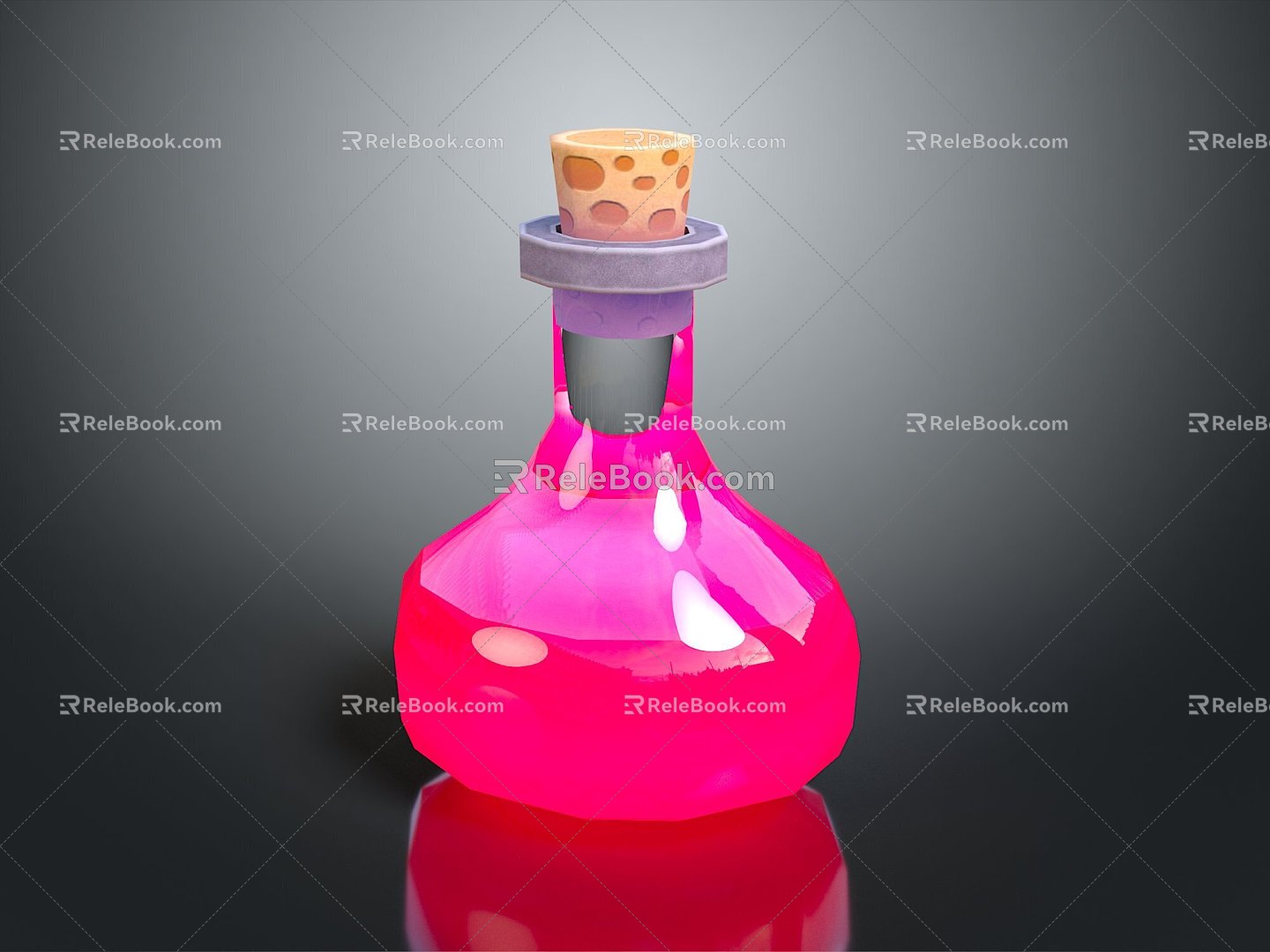 Potion Drug Magic Bottle Blood Bottle Magic Potion Plus Blood Potion Plus Magic Potion Water Energy Bottle 3d model