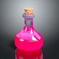 Potion Drug Magic Bottle Blood Bottle Magic Potion Plus Blood Potion Plus Magic Potion Water Energy Bottle 3d model