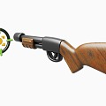 Cartoon Guns Shotgun Cartoon Military Theme 3d model