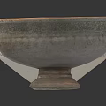 Handcrafted Sculpture Carving Ceramic Bowls With Various Sizes Intricate Patterns And Textures