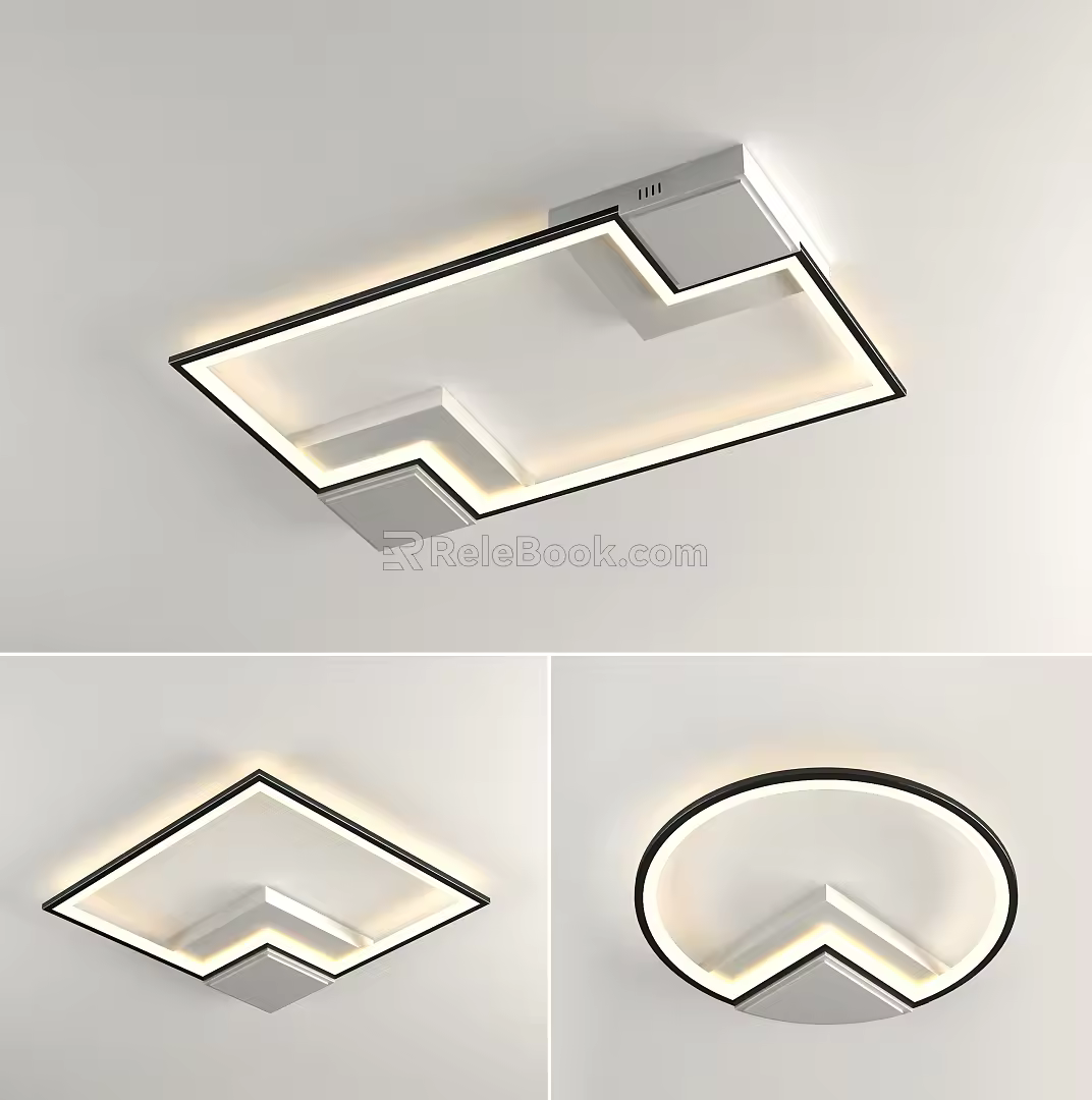 Modern ceiling lamp Simple ceiling lamp 3d model