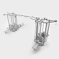 Multi Station Fitness Equipment For Strength Training And Gym Workouts