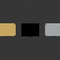Modern Furniture With Gold Black Silver Metal Storage Boxes And Sleek Design