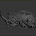 Hyundai Toy Cars Cars Dung beetles Cars 3d model