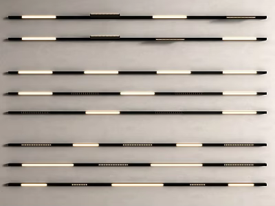 Modern LED Downlights and Spotlights with Sleek Design for Home Interior Lighting 3d model